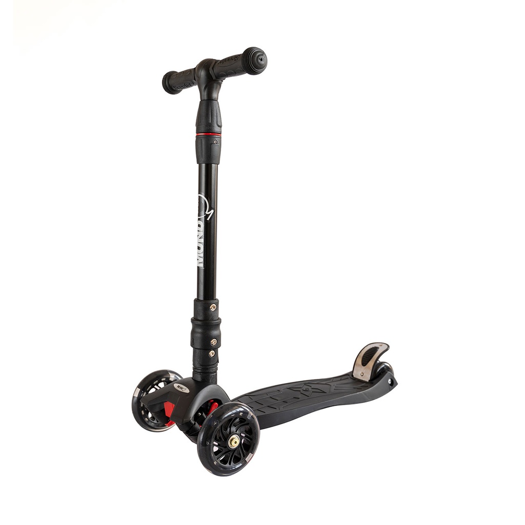 Patinete Luz Led Color Negro